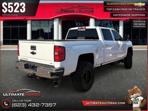 Summit White 2016 Chevrolet Silverado 2500 LTZ