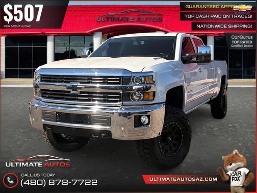 Summit White 2016 Chevrolet Silverado 2500 LTZ