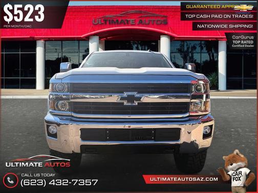 Summit White 2016 Chevrolet Silverado 2500 LTZ