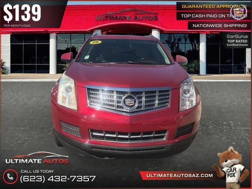 Crystal Red Tintcoat 2015 Cadillac SRX Luxury Collection