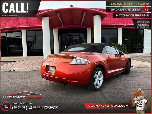 Sunset Pearlescent 2007 Mitsubishi Eclipse Spyder GS
