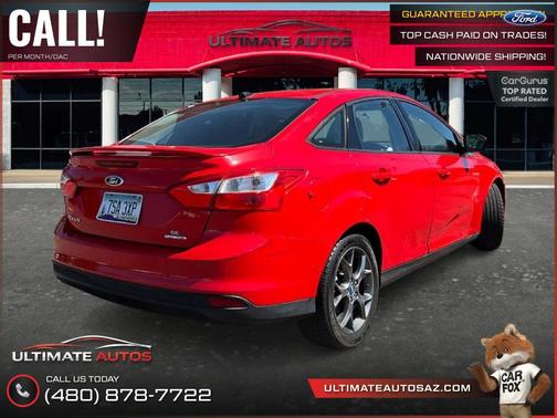 Red 2013 Ford Focus SE