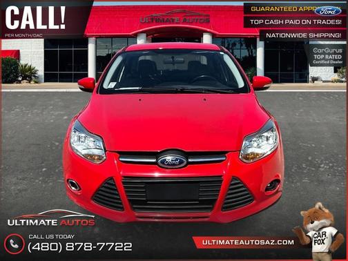 Red 2013 Ford Focus SE