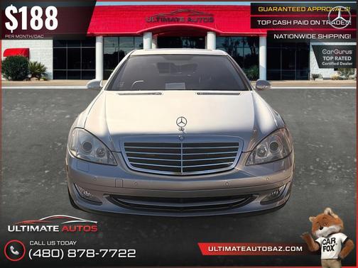 Iridium Silver Metallic 2009 Mercedes-Benz S-Class S 550 Sedan 4D