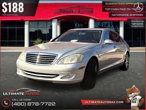 Iridium Silver Metallic 2009 Mercedes-Benz S-Class S 550 Sedan 4D