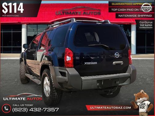 Midnight Blue Pearl-Mica/Metallic 2007 Nissan Xterra S