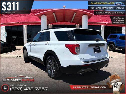 White 2021 Ford Explorer XLT