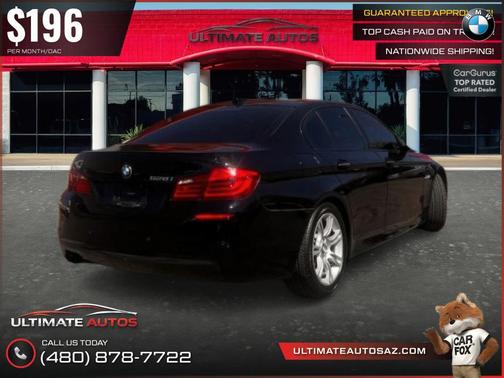 Black 2013 BMW 528 528i Sedan 4D