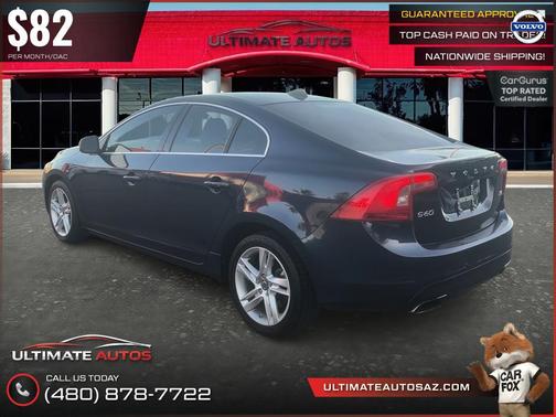 Caspian Blue Metallic 2015 Volvo S60 T5 Premier Plus