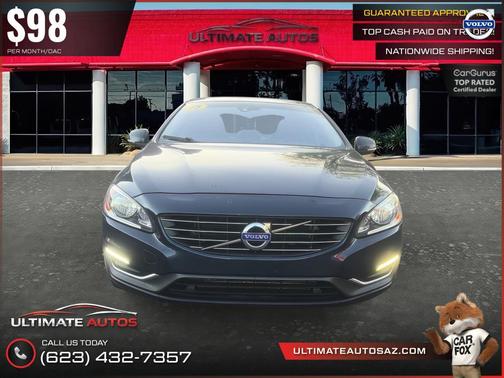 Caspian Blue Metallic 2015 Volvo S60 T5 Premier Plus