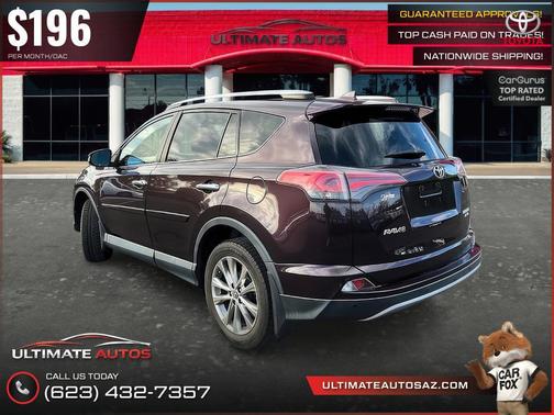 Black Currant Metallic 2016 Toyota RAV4 Limited