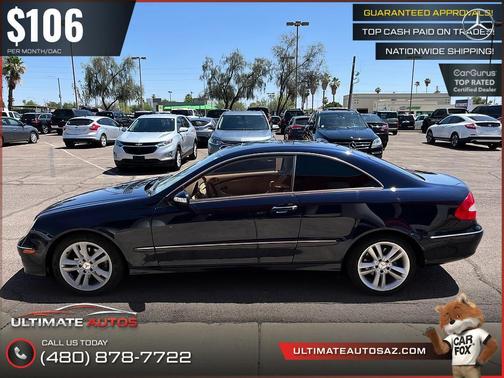 Black Opal Metallic 2006 Mercedes-Benz CLK-Class 350