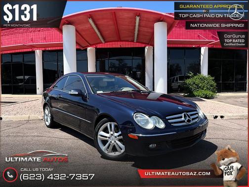 Black Opal Metallic 2006 Mercedes-Benz CLK-Class 350