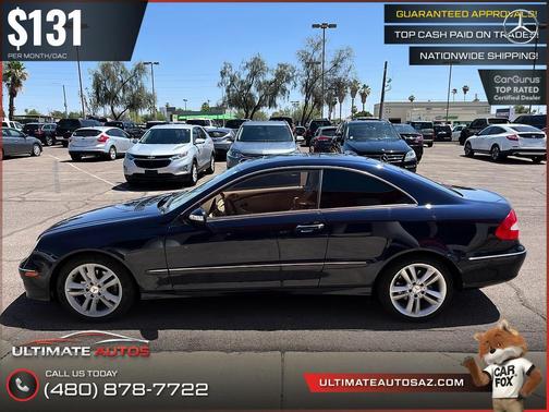 Black Opal Metallic 2006 Mercedes-Benz CLK-Class 350