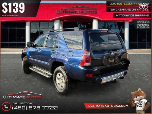 Blue 2003 Toyota 4Runner SR5