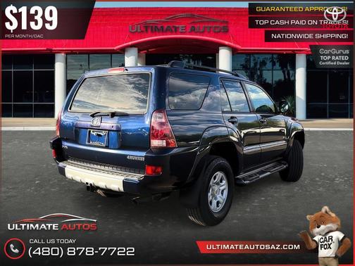 Blue 2003 Toyota 4Runner SR5