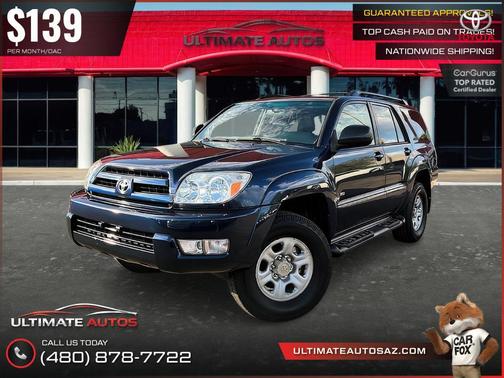 Blue 2003 Toyota 4Runner SR5