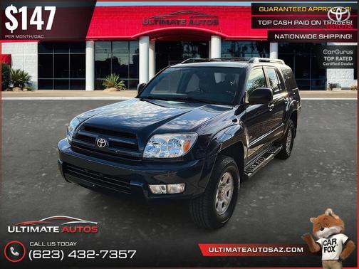 Blue 2003 Toyota 4Runner SR5