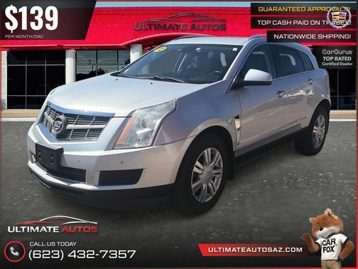 Radiant Silver Metallic 2012 Cadillac SRX Luxury Collection