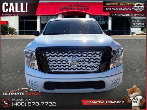 Glacier White 2017 Nissan Titan S
