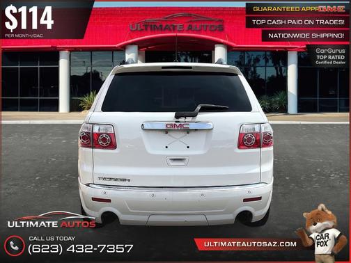 White 2012 GMC Acadia Denali