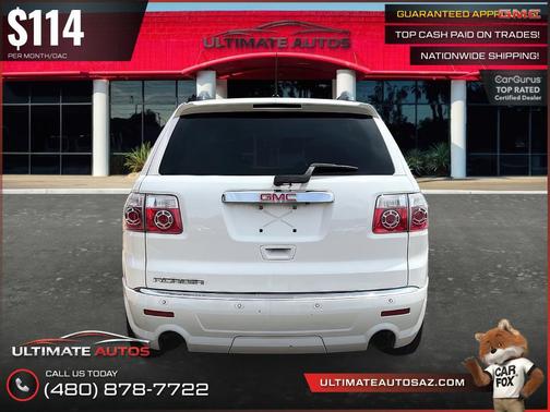 White 2012 GMC Acadia Denali