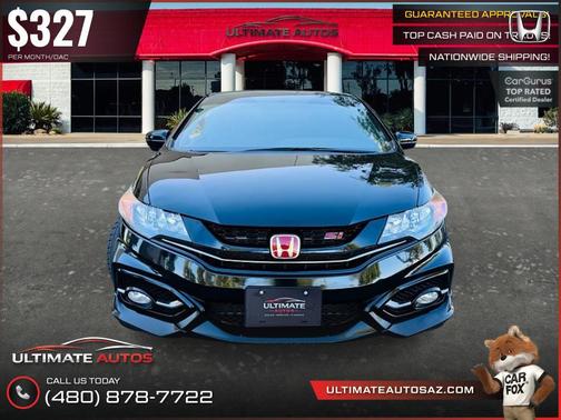 Crystal Black Pearl 2015 Honda Civic Si