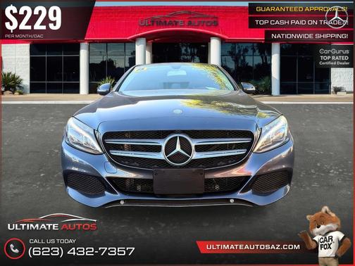 Steel Gray Metallic 2015 Mercedes-Benz C-Class Luxury