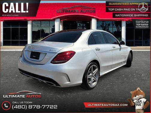 Silver 2015 Mercedes-Benz C-Class