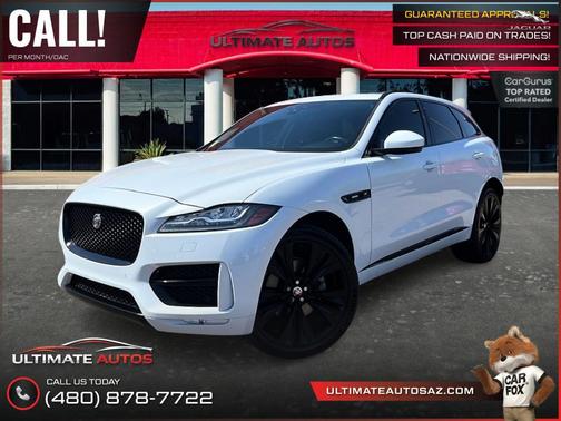 Polaris White 2017 Jaguar F-PACE 35t R-Sport