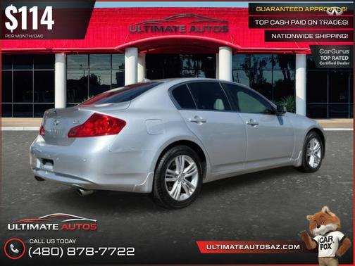 Liquid Platinum 2011 INFINITI G37x Base