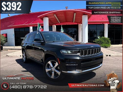 Diamond Black Crystal Pearlcoat 2021 Jeep Grand Cherokee L Limited