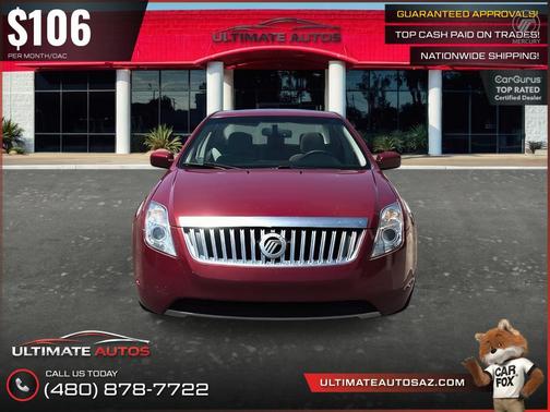 Sangria Red Metallic 2010 Mercury Milan