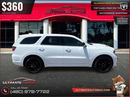White Knuckle Clearcoat 2018 Dodge Durango GT