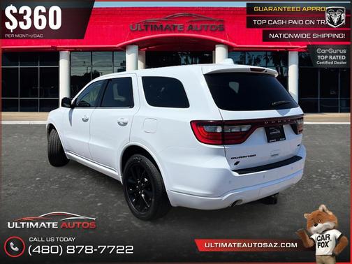 White Knuckle Clearcoat 2018 Dodge Durango GT