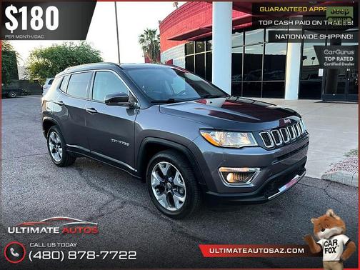 Granite Crystal Metallic Clearcoat 2020 Jeep Compass Limited