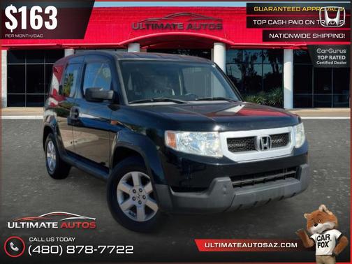 Crystal Black Pearl 2009 Honda Element EX Sport Utility 4D