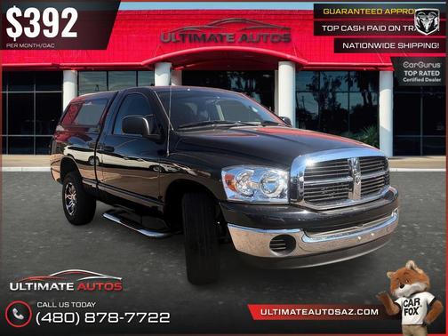 Black 2008 Dodge Ram 1500 SLT