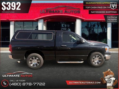 Black 2008 Dodge Ram 1500 SLT