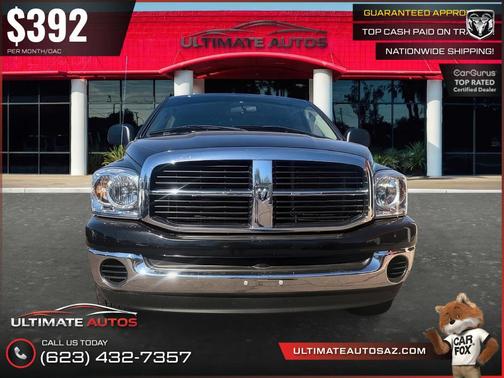 Black 2008 Dodge Ram 1500 SLT