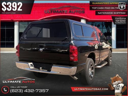 Black 2008 Dodge Ram 1500 SLT