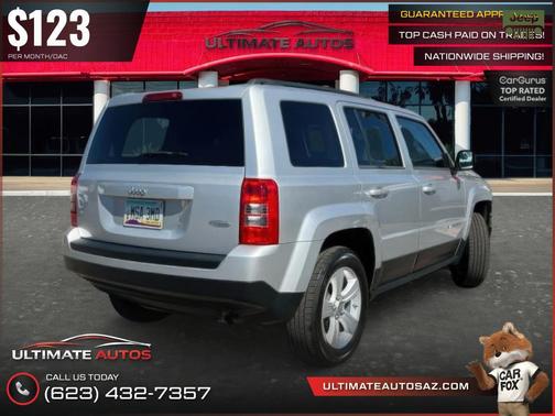 Bright Silver Metallic 2012 Jeep Patriot Latitude