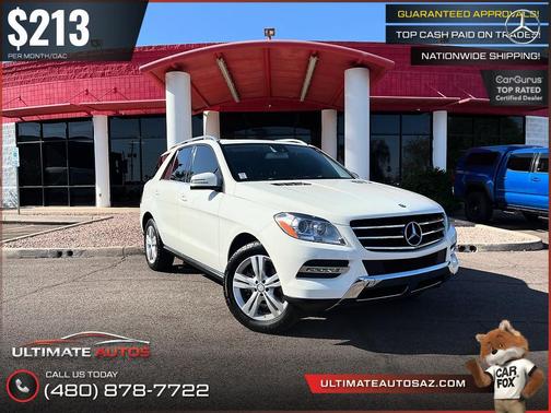 White 2013 Mercedes-Benz M-Class