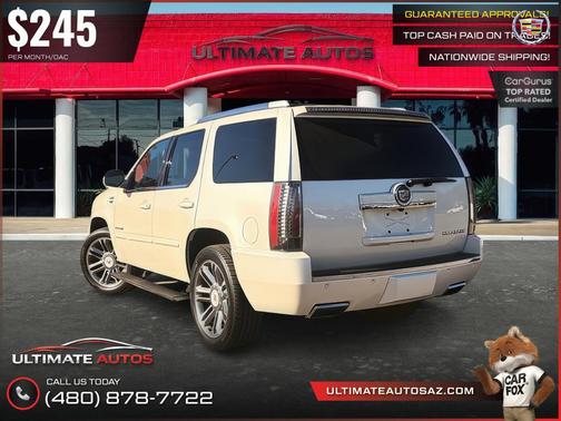 White Diamond Tricoat 2013 Cadillac Escalade Premium