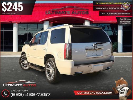 White Diamond Tricoat 2013 Cadillac Escalade Premium