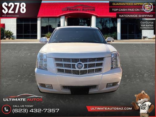 White Diamond Tricoat 2013 Cadillac Escalade Premium