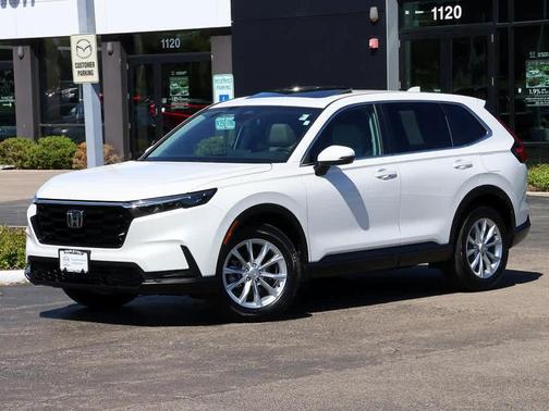 Platinum White Pearl 2025 Honda CR-V EX