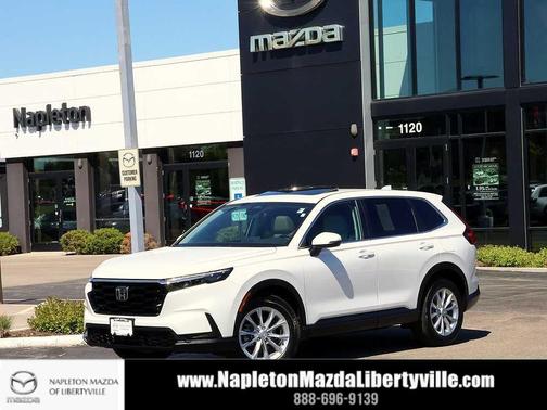 Platinum White Pearl 2025 Honda CR-V EX