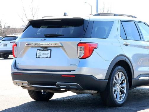 Iconic Silver 2021 Ford Explorer XLT