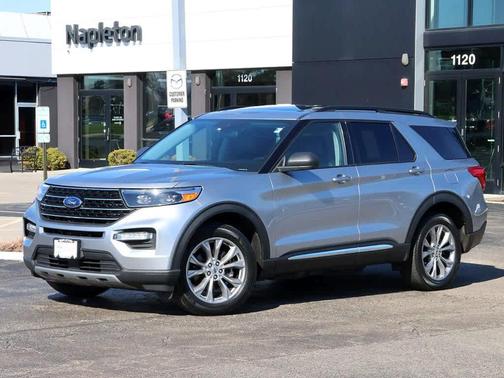 Iconic Silver 2021 Ford Explorer XLT